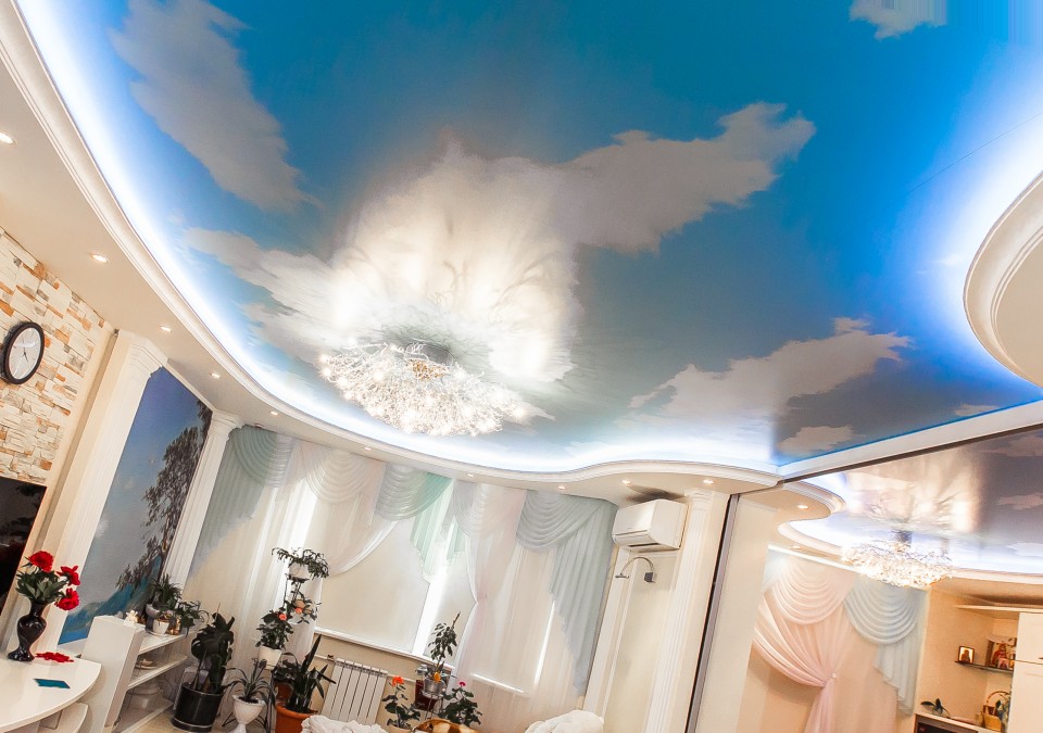 Заказать потолок с фотопечатью в г. Сысерть